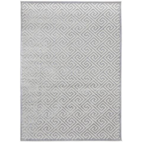 Tapete Rug York Alice Geometric Rug Silver 230x160CM - Peter's of Kensington