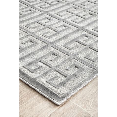 Tapete Rug York Brenda Runner Silver 400x80CM - Peter's of Kensington