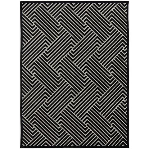 Tapete Rug York Alice Rug Black 290x200CM - Peter's of Kensington