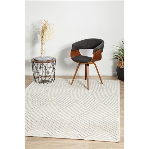 Tapete Rug York Alice Rug White 230x160CM - Peter's of Kensington
