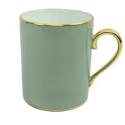 Limoges - Legle Silt Green Mug w/Gold Trim