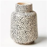 Jones & Co - Black Spotted Vase