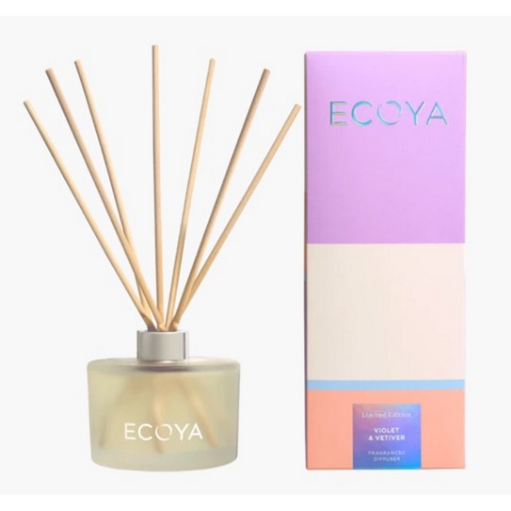 Ecoya Limited Edition Violet & Vetiver F/Diffuser 200ml Peter's of