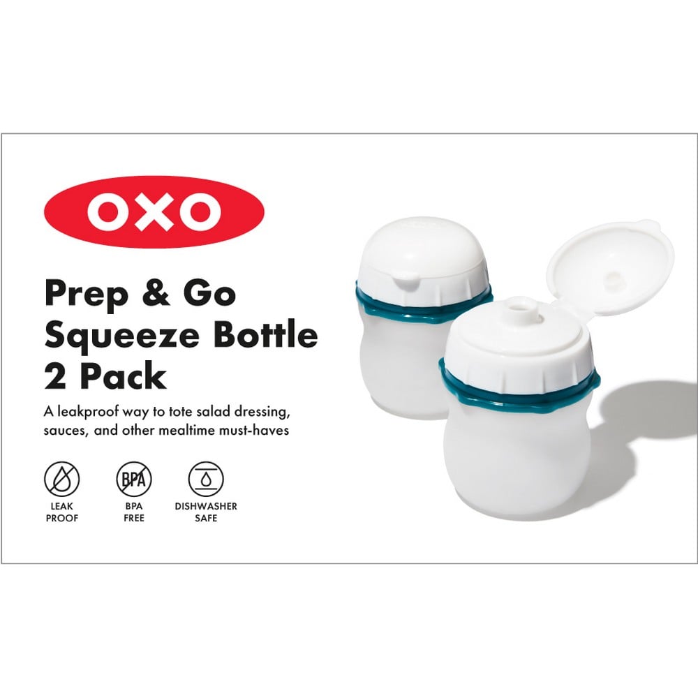 OXO Prep & Go Silicone Squeeze Bottles 2Piece Peter's of Kensington