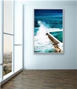 I Heart Wall Art - Bondi Icebergs Pool Wht Frame 120x160