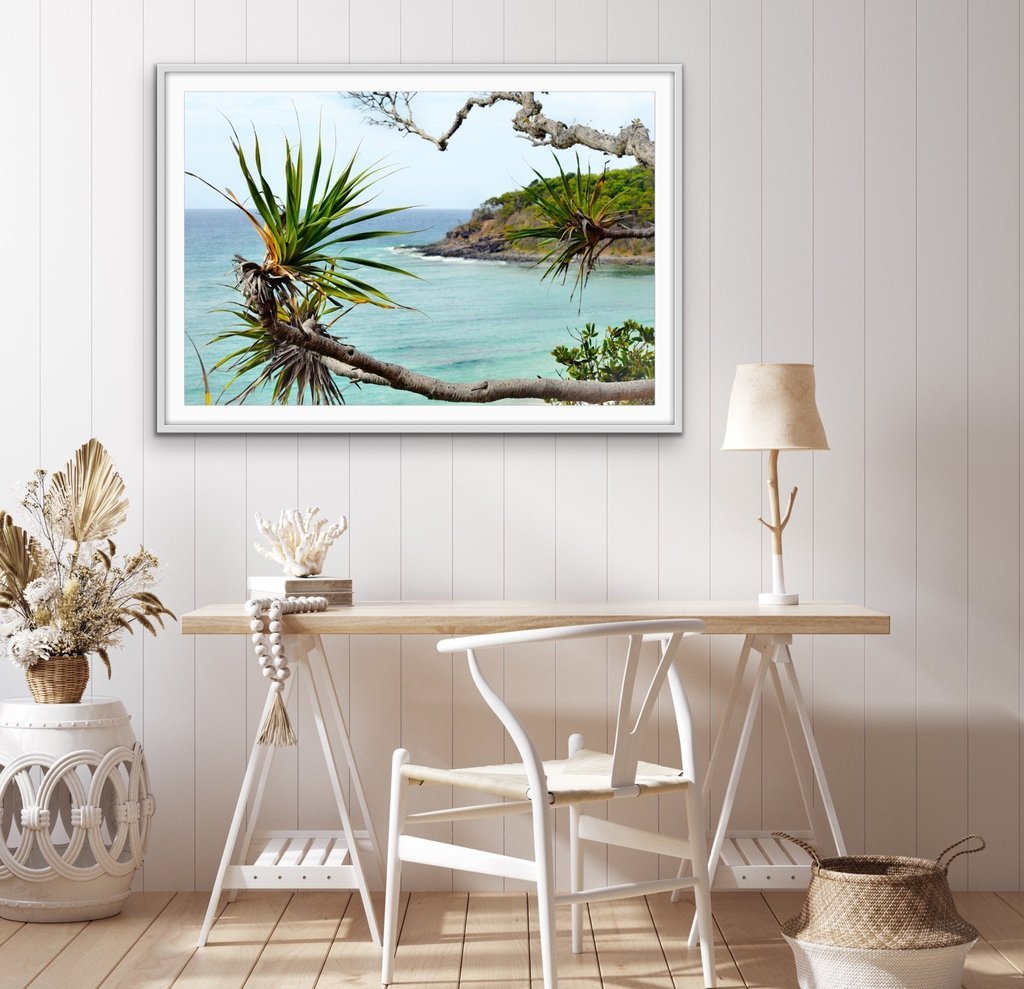 I Heart Wall Art - Noosa Beach Nat Frame 135x190 | Peter's of Kensington