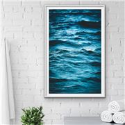I Heart Wall Art - Vast Ocean Wht Frame 120x160