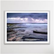 I Heart Wall Art - Sunshine Coast Beach White Frame 100x140