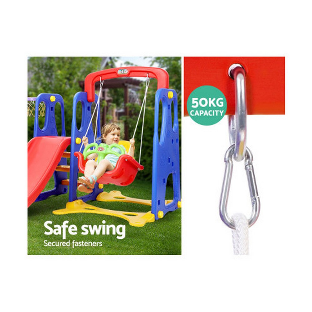 3 in 1 slide swing basketball