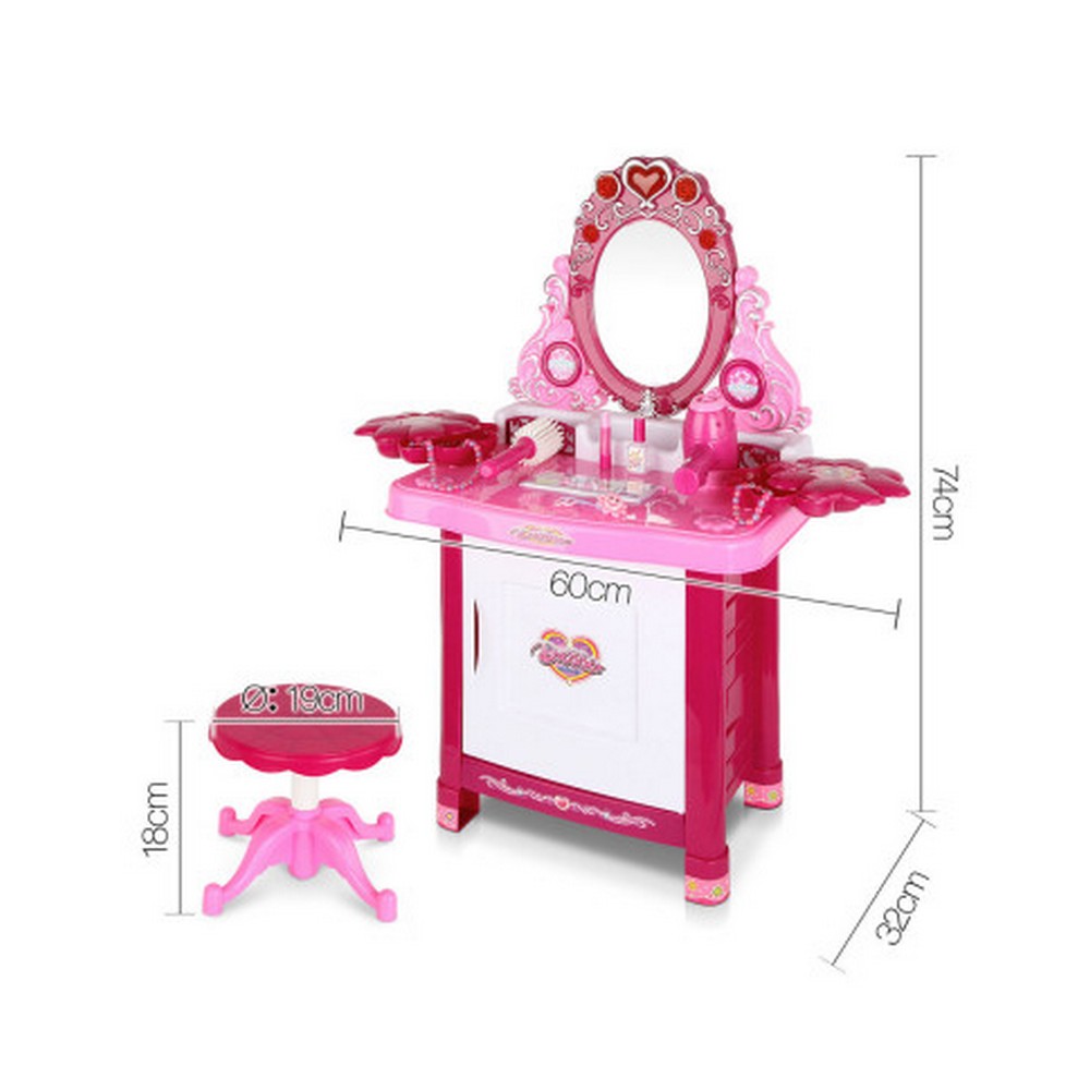 Kids Play 30 Piece Kids Dressing Table Set Pink Peter's of Kensington