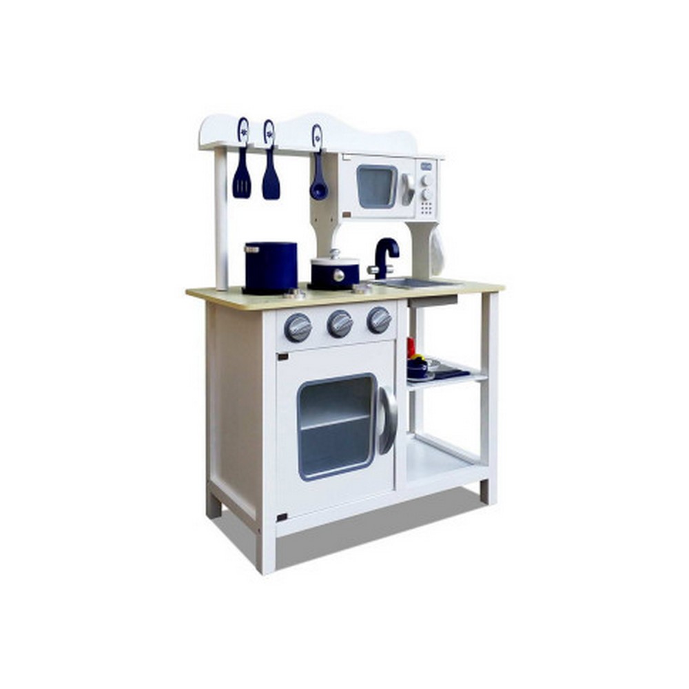 Kids Play 18 Piece Kids Kitchen Play Set White Peter's of Kensington