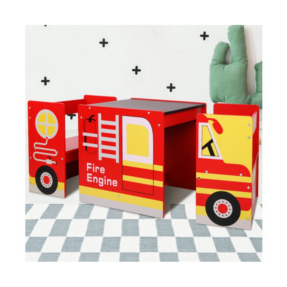 Fire truck table outlet and chairs