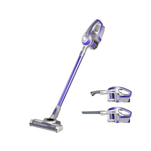 Devanti - Cordless Stick Vacuum Cleaner Purple & Grey