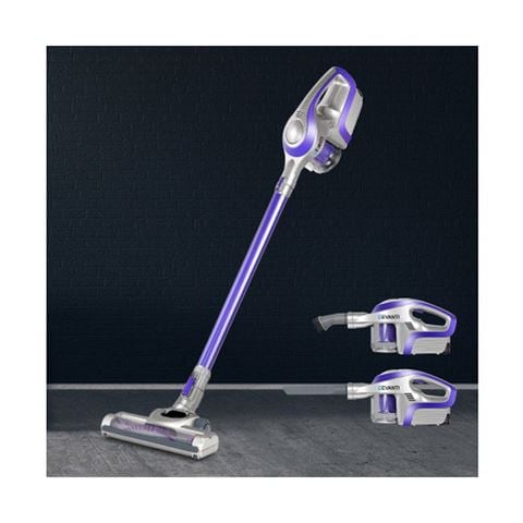 Devanti - Cordless Stick Vacuum Cleaner Purple & Grey