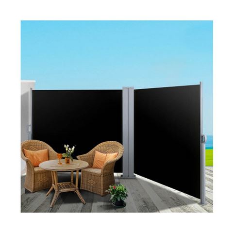 Coolshade - Instahut Shade Screen Panel Black 2x6m 