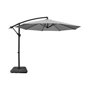CoolShade - Instahut 3M Umbrella 50x50cm Outdoor Grey