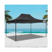 CoolShade - Instahut Gazebo 3x4.5m Outdoor Tent Black
