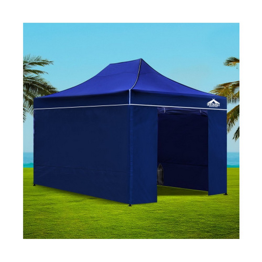 CoolShade - Instahut Gazebo Pop Up 3x4.5m Blue | Peter's of Kensington