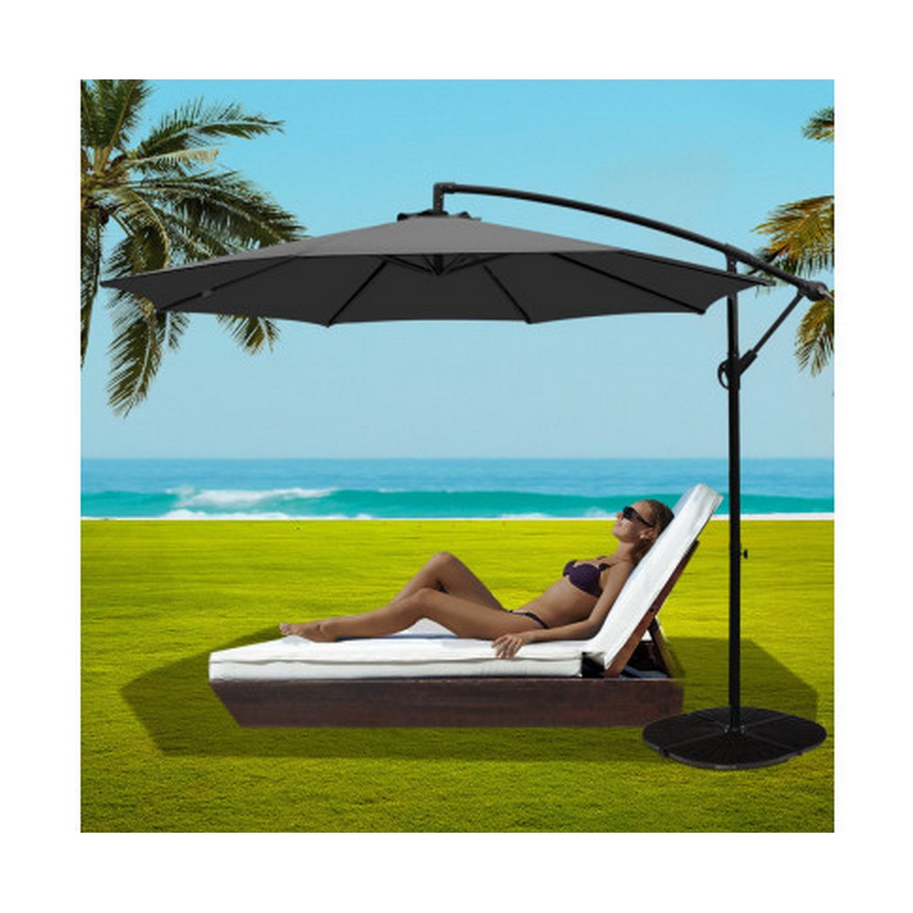 CoolShade - Instahut Outdoor Umbrellas Charcoal 48x48cm | Peter's of