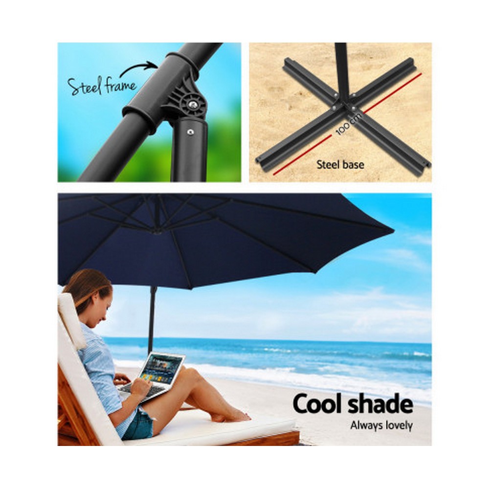 CoolShade - Instahut Outdoor Umbrellas Navy 48x48cm | Peter's of Kensington