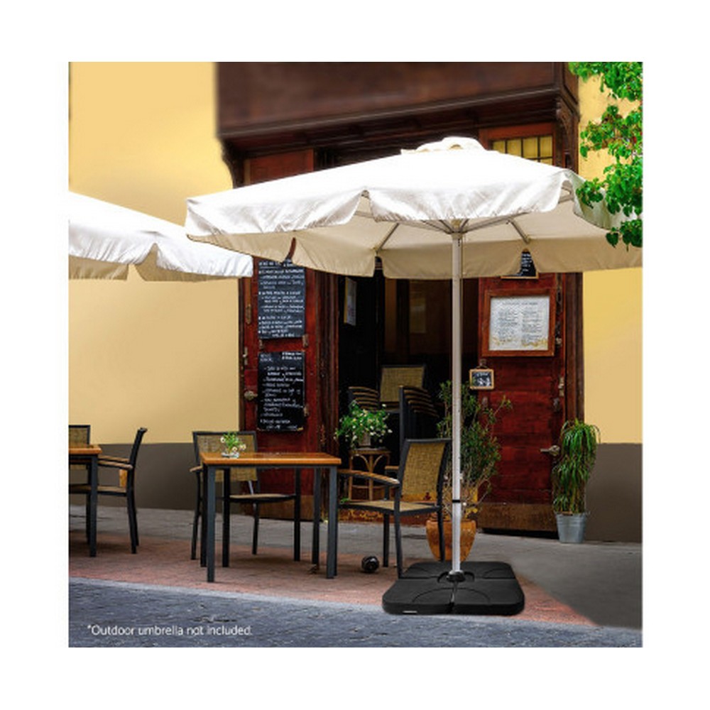 CoolShade - Instahut Set of 4 Umbrella Base Set Black | Peter's of