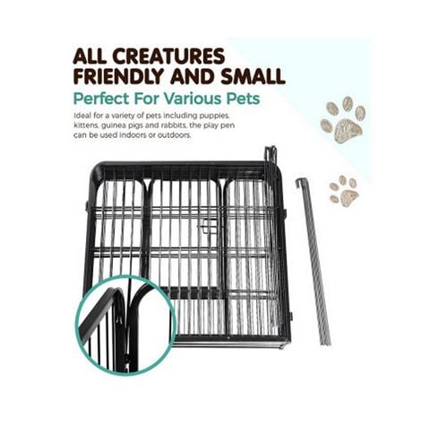 Pawfection i.Pet 8 Panel Pet Dog Playpen 80x80cm - Peter's of Kensington