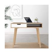 Home Office Design - 2 Drawer Wood Desk