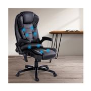 Home Office Design - 8 Point Reclining Massage Chair Blk