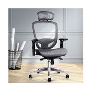 Home Office Design - Chair Mesh Net Grey