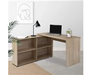 Home Office Design - Desk Bookcase Storage
