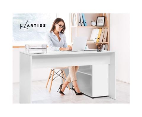 Home Office Design - Desk Table Bookcase Storage