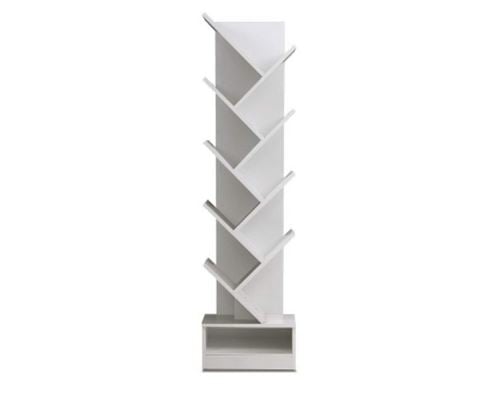 Home Office Design - Display Shelf 9-Shelf Bookshelf White