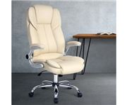 Home Office Design - PU Desk Chair Beige