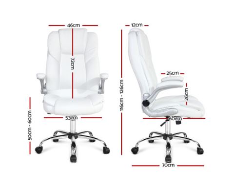 Home Office Design - PU Desk Chair White
