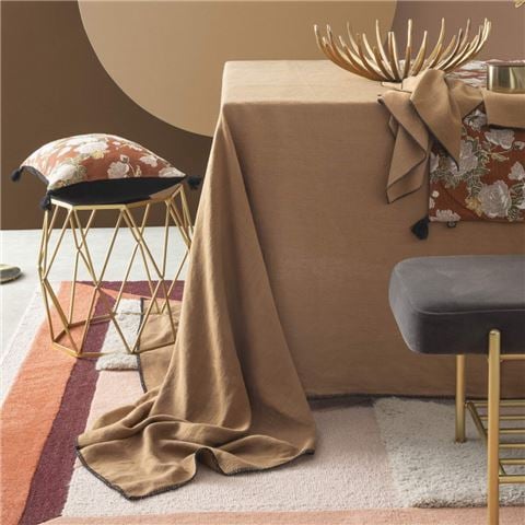 Harmony Linen Tablecloth 170x300cm Tabac 170x300cm - Peter's of Kensington