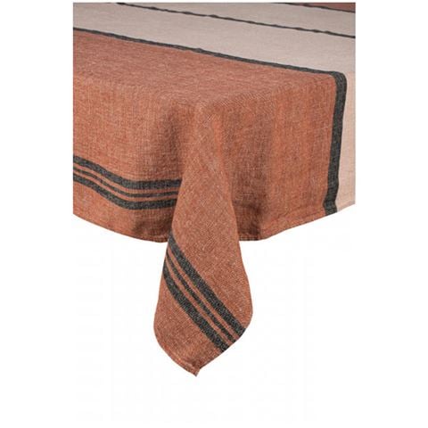 Harmony Linen Rimini Linen Tablecloth Cinnamon 170x250cm - Peter's of Kensington