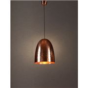 Emac & Lawton - Dolce Beaten Copper Hanging Lamp