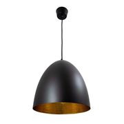 Emac & Lawton - Egg Ceiling Lamp Black Brass