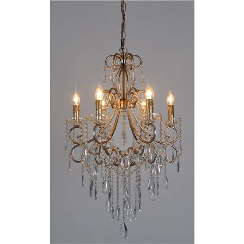 Emac & Lawton - Raphael Chandelier in Antique Silver