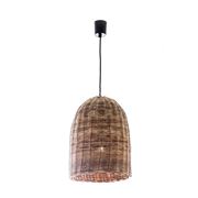 Emac & Lawton - Rattan Bell Hanging Lamp Small