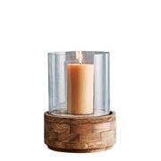 Zaffero - Amalfi Small Glass and Wood Lamp