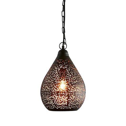 Zaffero Aquarius Small Teardrop Pendant Light Black - Peter's of Kensington