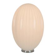 Zaffero - Costolette Opal White Medium Ribbed Table Lamp