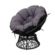 MyBar - Gardeon Papasan Chair Black