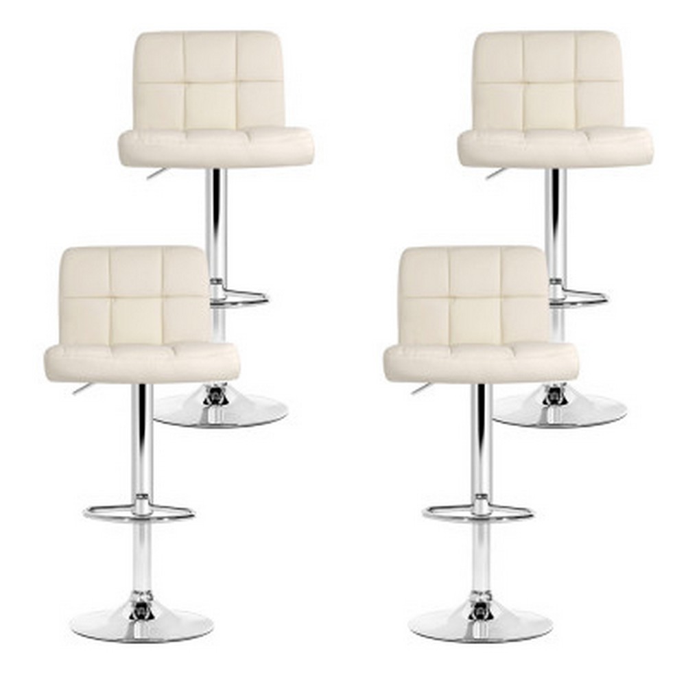 cream bar stool with arms