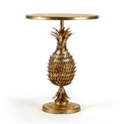 Design Arc - Gold Pineapple Side Table