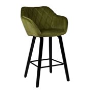Design Arc - Cloak Velvet Kitchen Chair 2pce