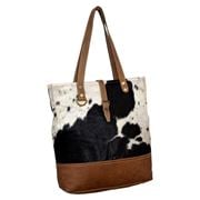 Design Arc - Cowhide And Leather Tote Bag