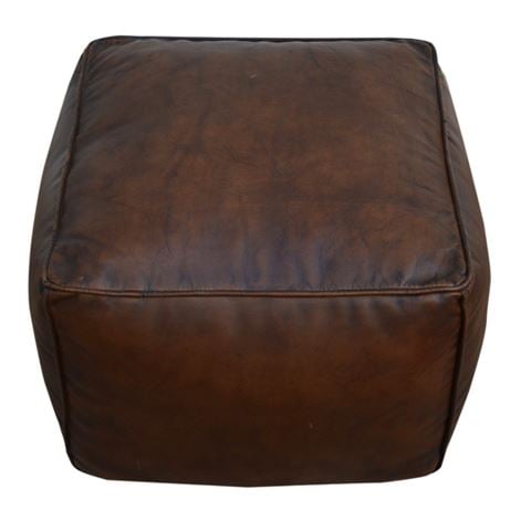 Design Arc Furniture - Square Chocolate Ottoman