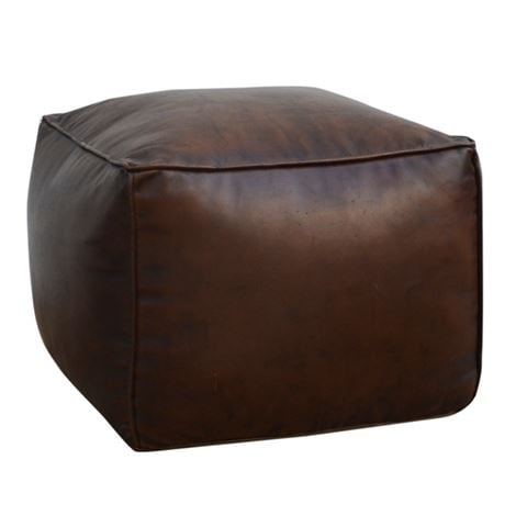 Design Arc Furniture - Square Chocolate Ottoman